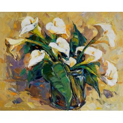 Calas lilies, from the...